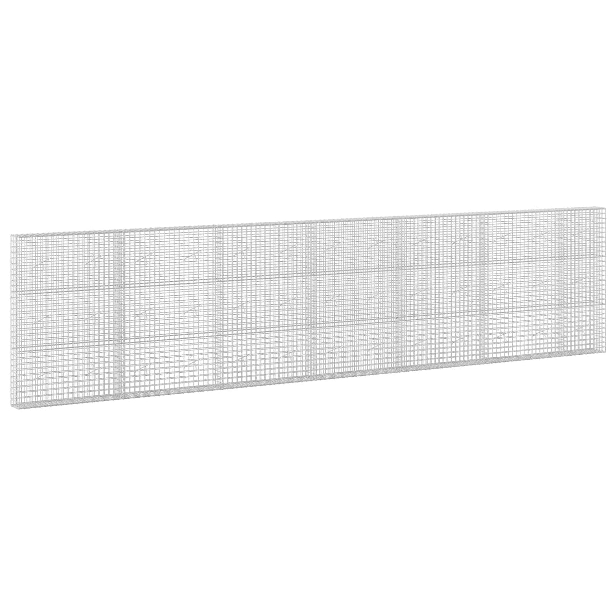 Gabionas su 3,5 mm laidu ir 5x5 cm tinkleliu 650x20x150 cm