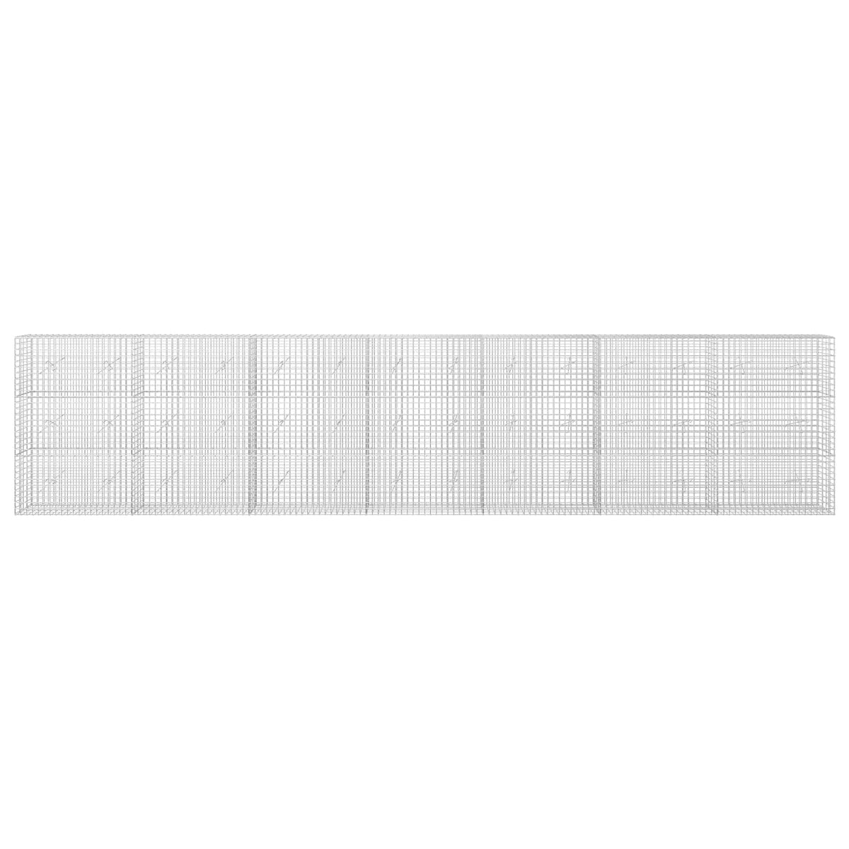 Gabionas su 3,5 mm laidu ir 5x5 cm tinkleliu 700x20x150 cm