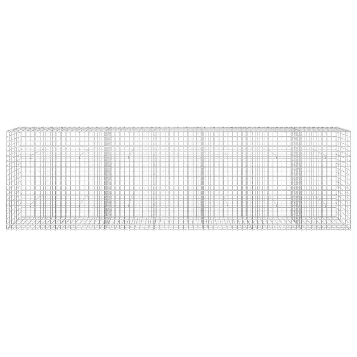 Gabionas su 3,5 mm laidu ir 5x5 cm tinkleliu 350x30x100 cm