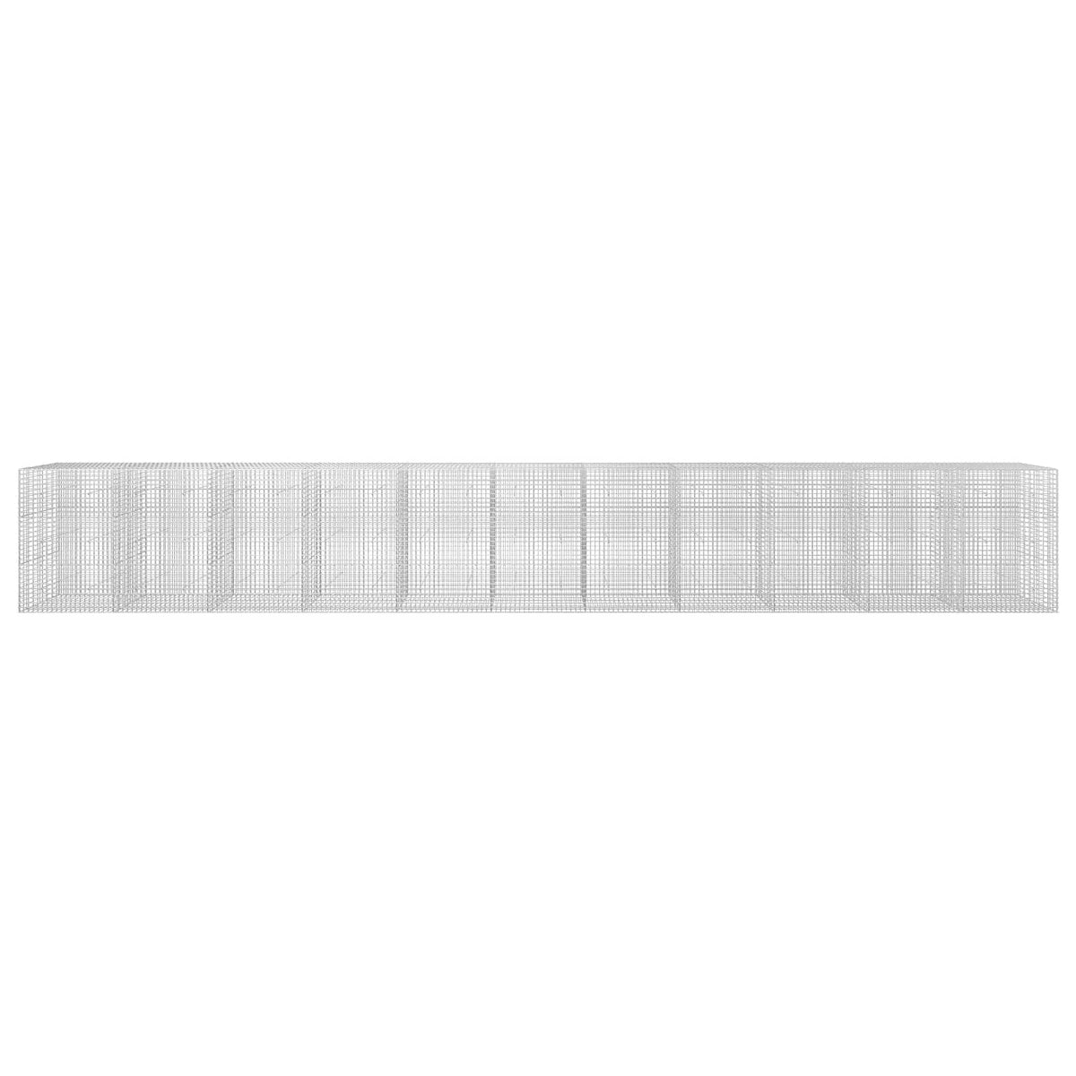 Gabionas su 3,5 mm laidu ir 5x5 cm tinkleliu 1100x30x150 cm