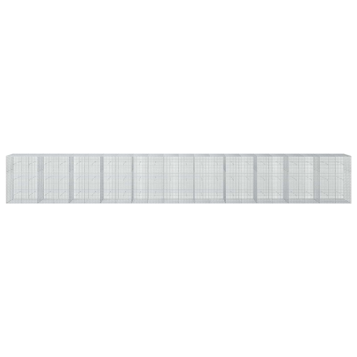 Gabionas su 3,5 mm laidu ir 5x5 cm tinkleliu 1100x50x150 cm