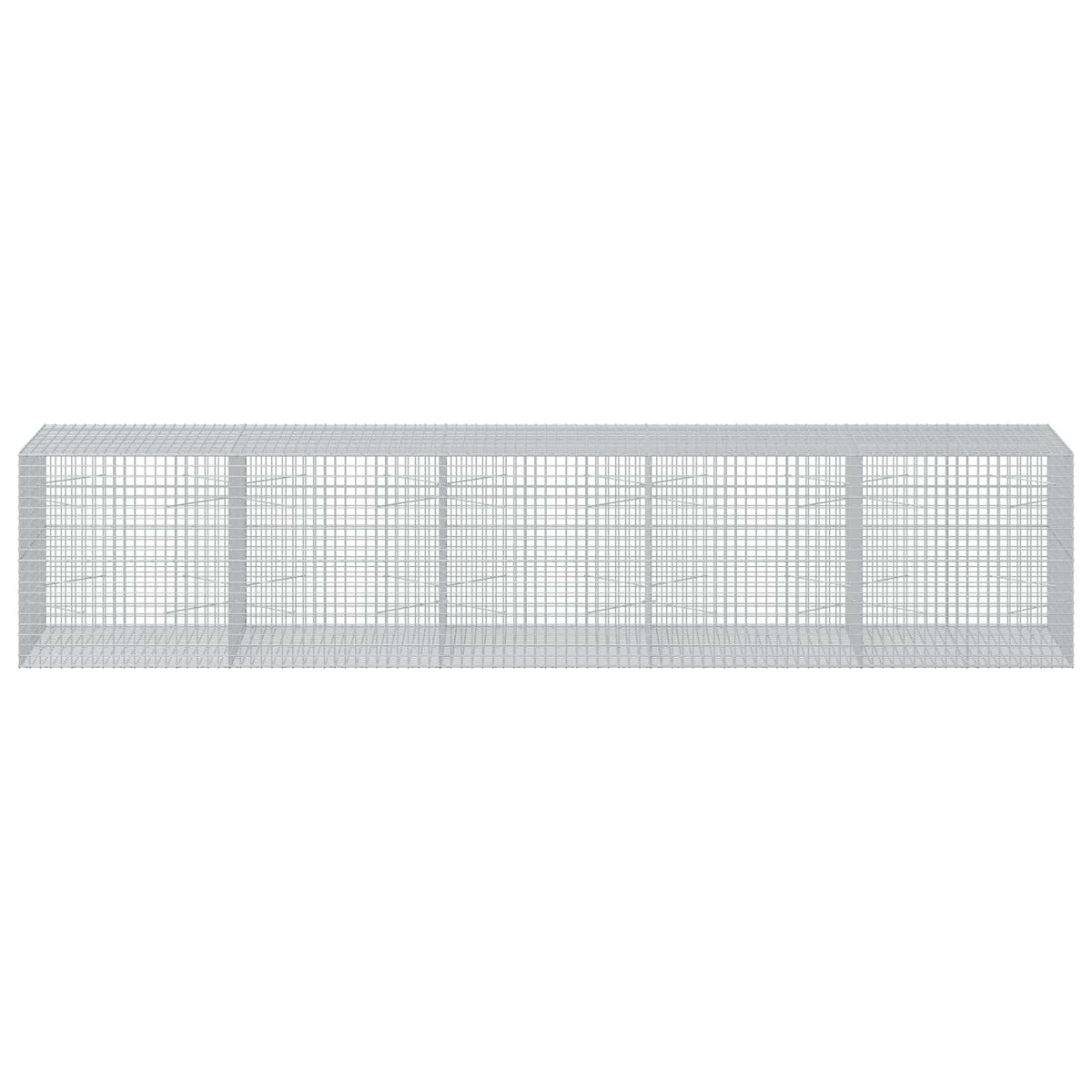 Gabionas su 3,5 mm laidu ir 5x5 cm tinkleliu 500x100x100 cm