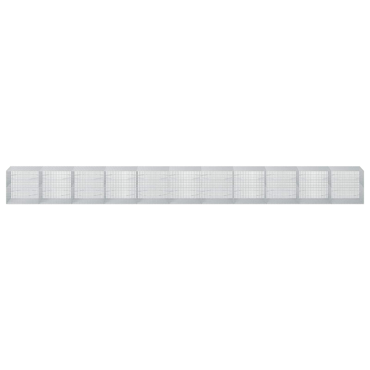 Gabionas su 3,5 mm laidu ir 5x5 cm tinkleliu 1100x100x100 cm