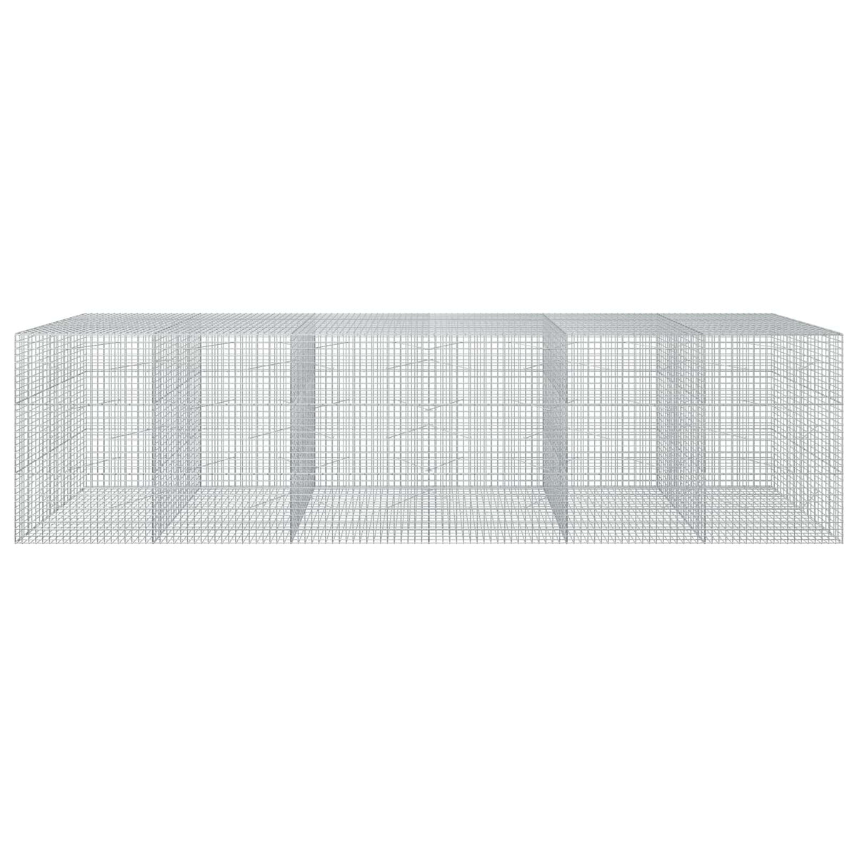 Gabionas su 3,5 mm laidu ir 5x5 cm tinkleliu 600x100x150 cm