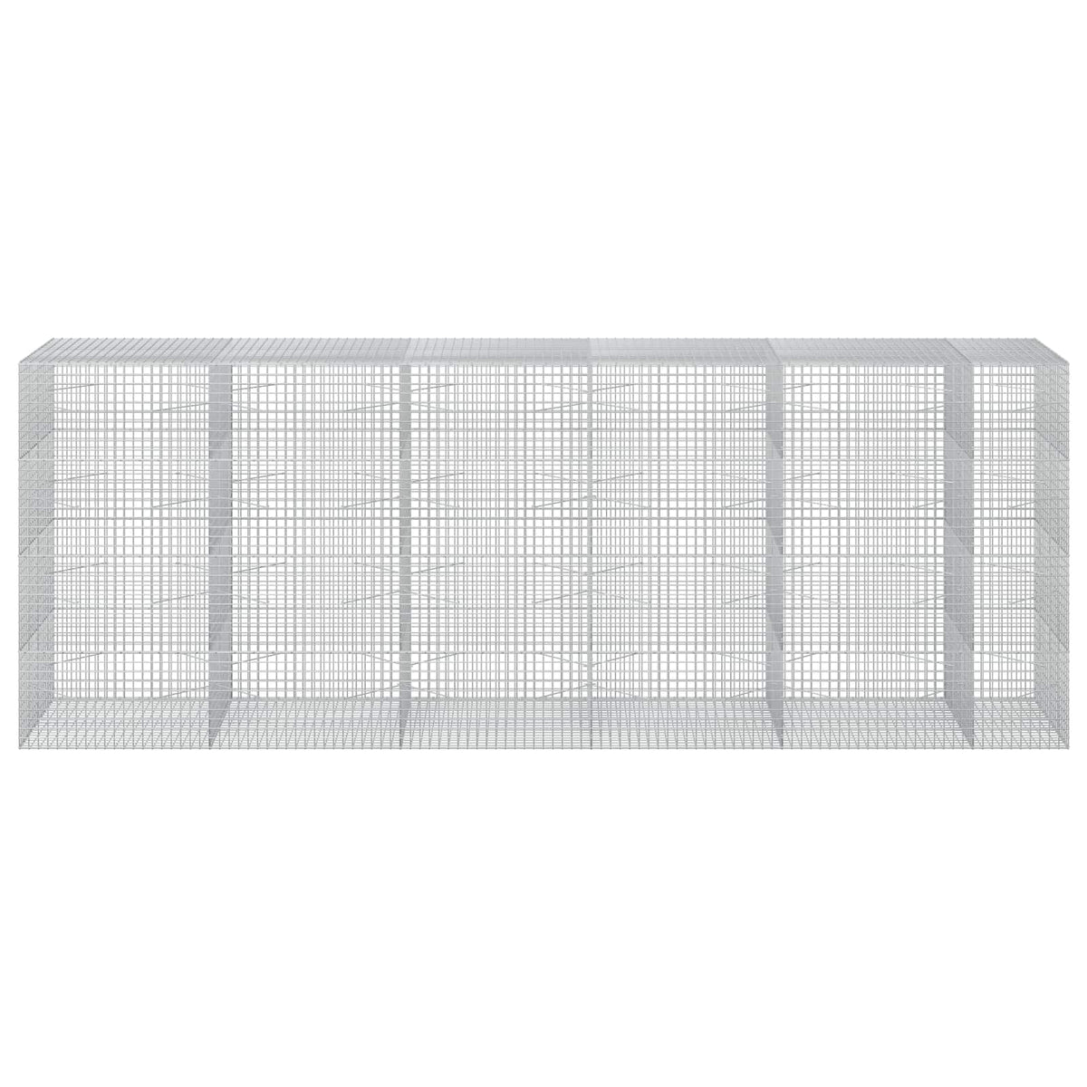 Gabionas su 3,5 mm laidu ir 5x5 cm tinkleliu 550x100x200 cm