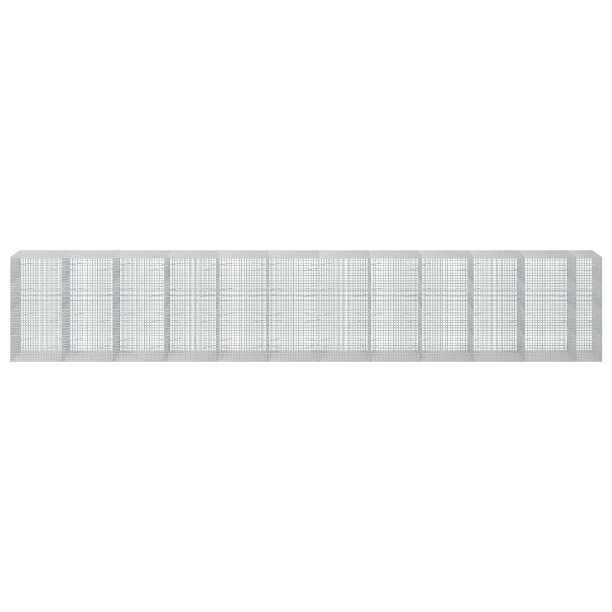 Gabionas su 3,5 mm laidu ir 5x5 cm tinkleliu 1150x100x200 cm