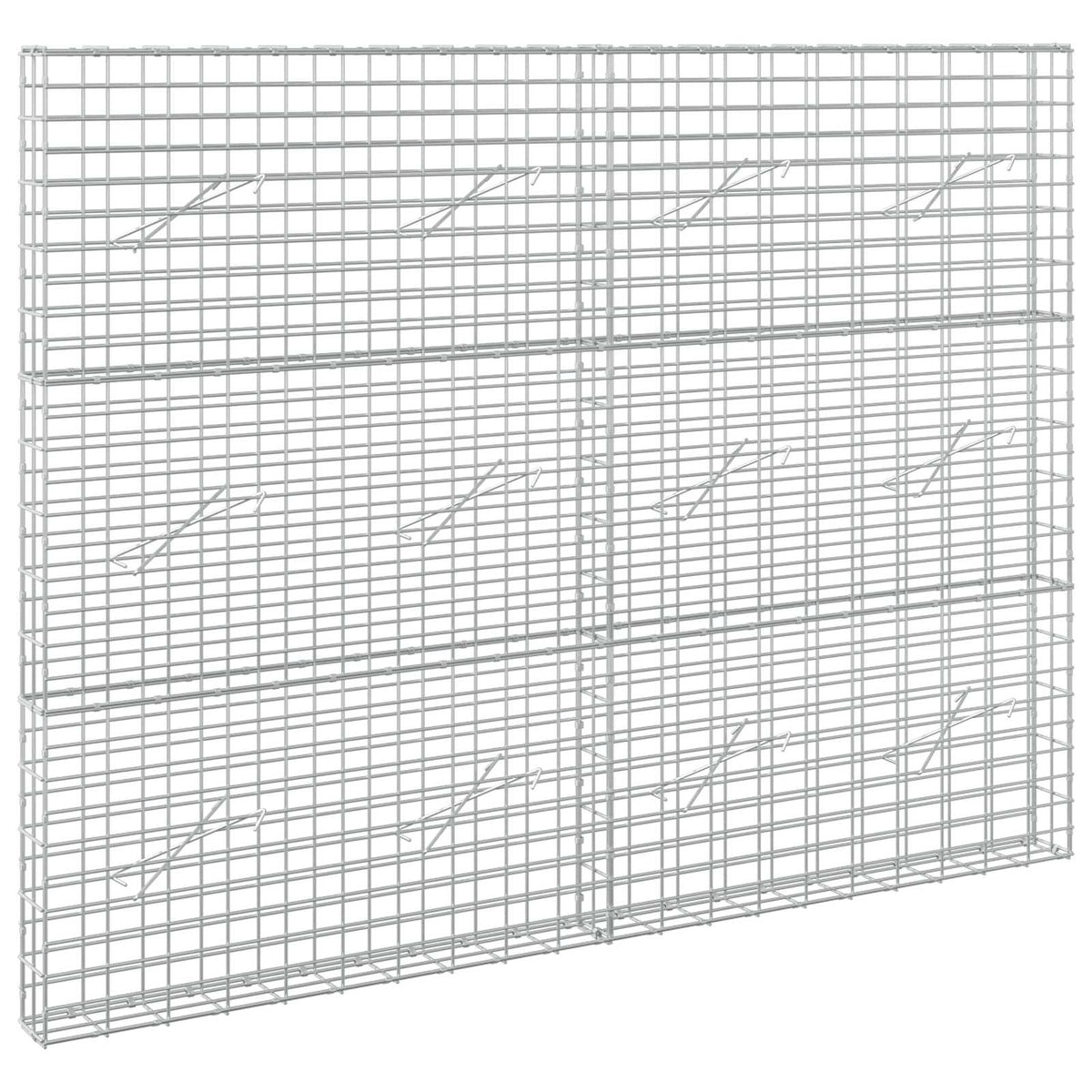 Gabionas su 3,5 mm viela ir 5x10 cm tinkleliu 200x10x150 cm