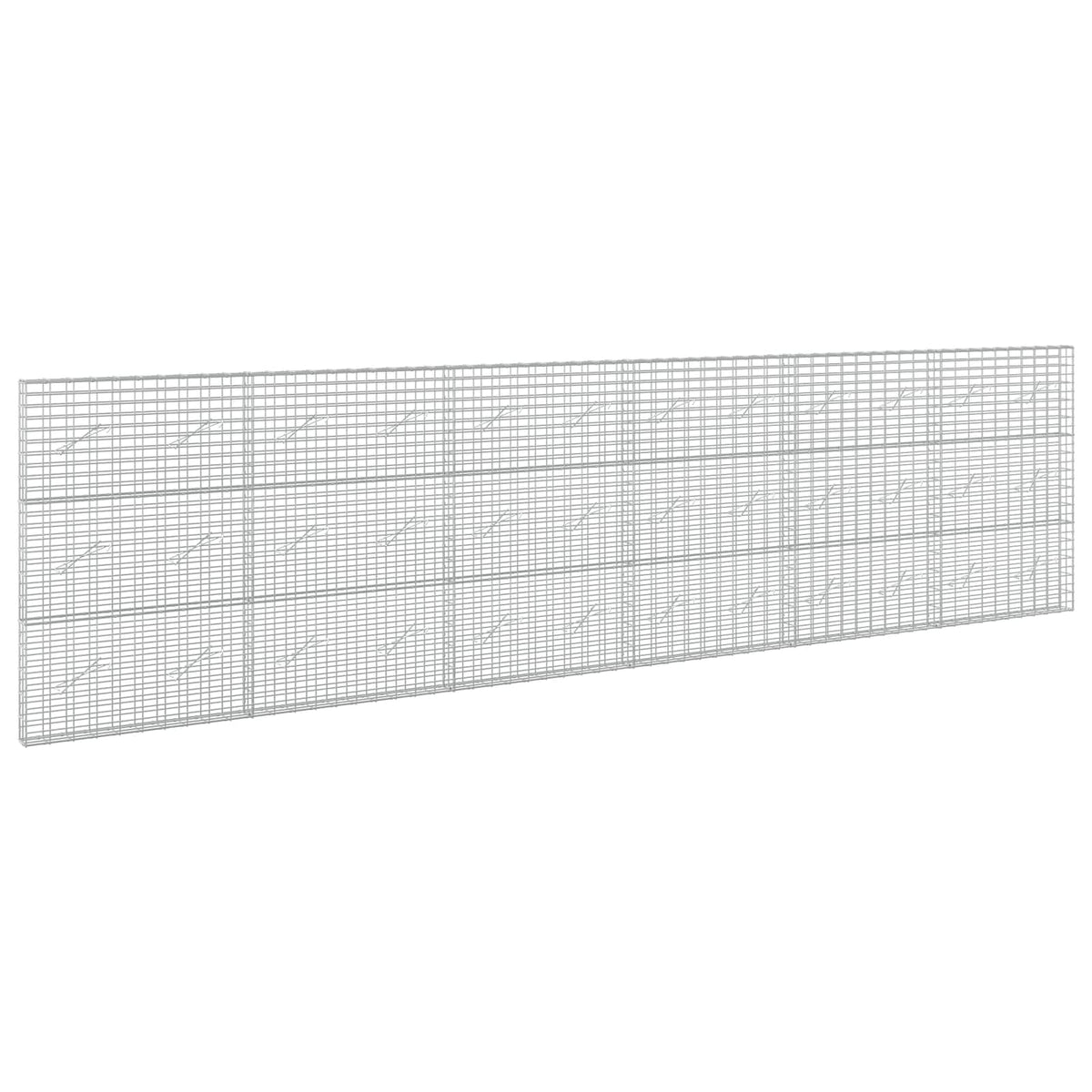 Gabionas su 3,5 mm viela ir 5x10 cm tinkleliu 600x10x150 cm