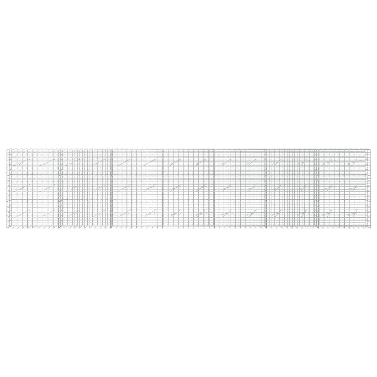 Gabionas su 3,5 mm viela ir 5x10 cm tinkleliu 700x10x150 cm