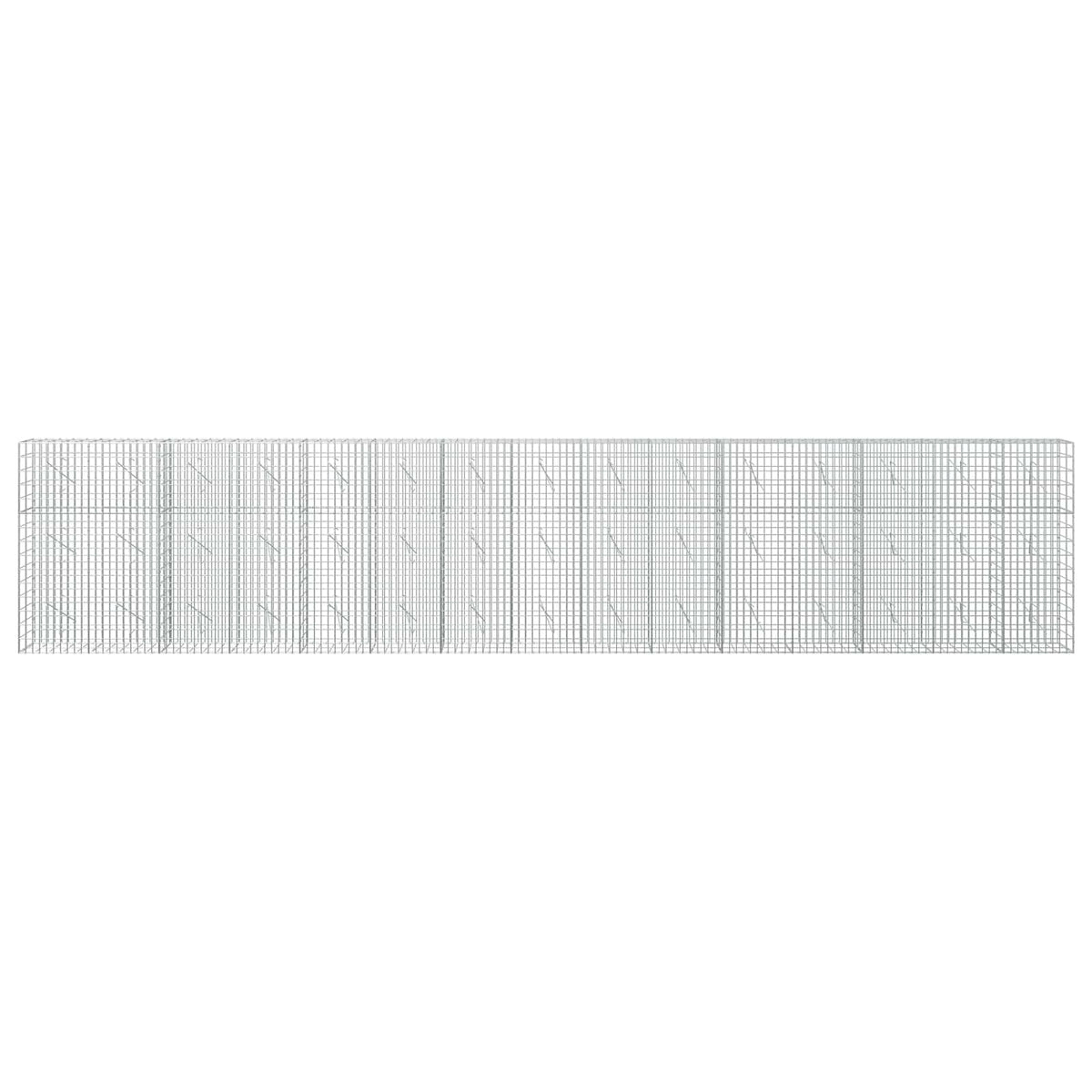 Gabionas su 3,5 mm viela ir 5x10 cm tinkleliu 750x10x150 cm