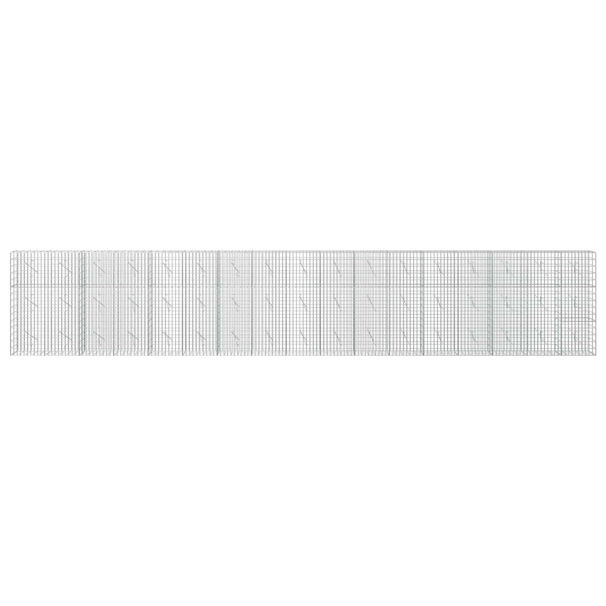 Gabionas su 3,5 mm viela ir 5x10 cm tinkleliu 850x10x150 cm