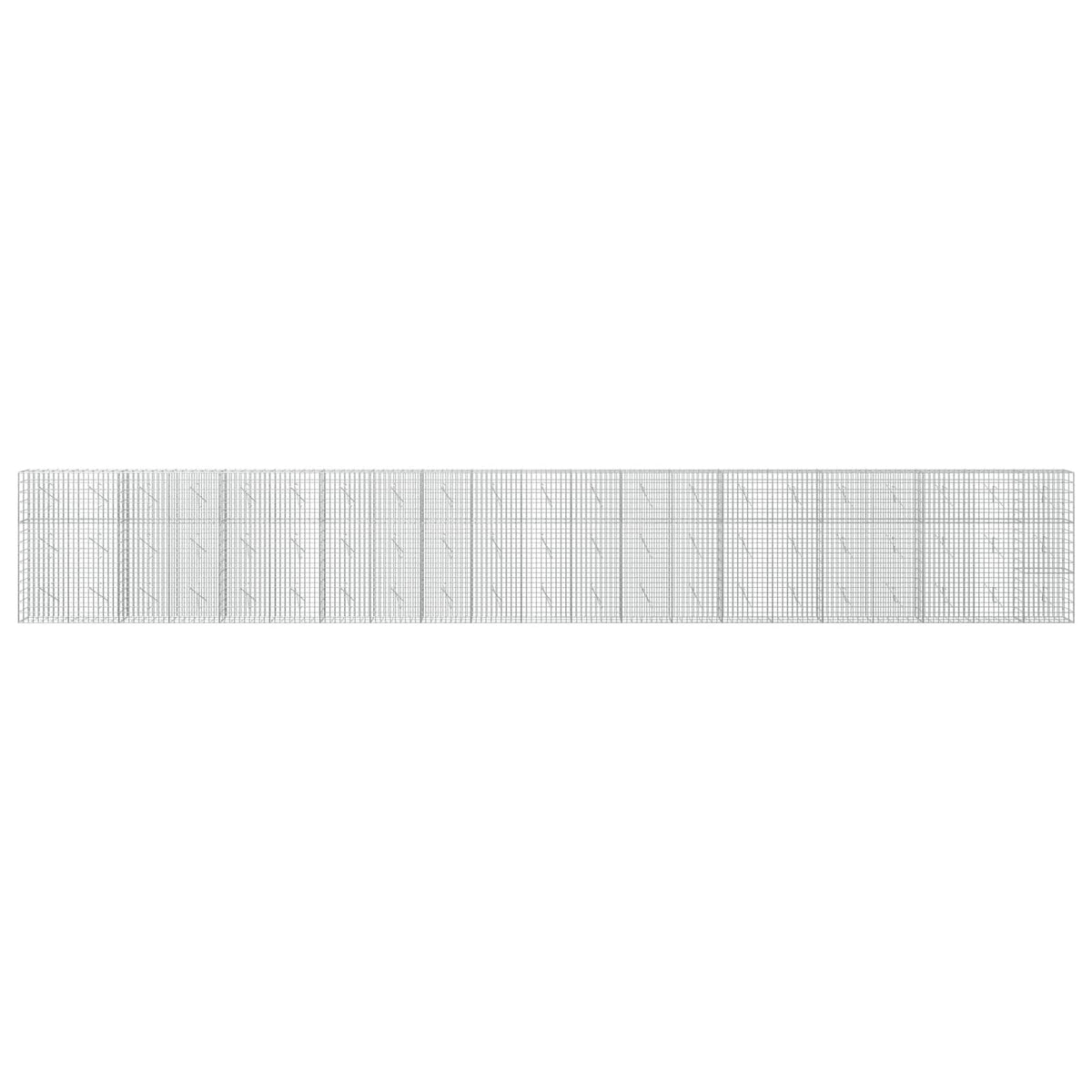 Gabionas su 3,5 mm viela ir 5x10 cm tinkleliu 1050x10x150 cm