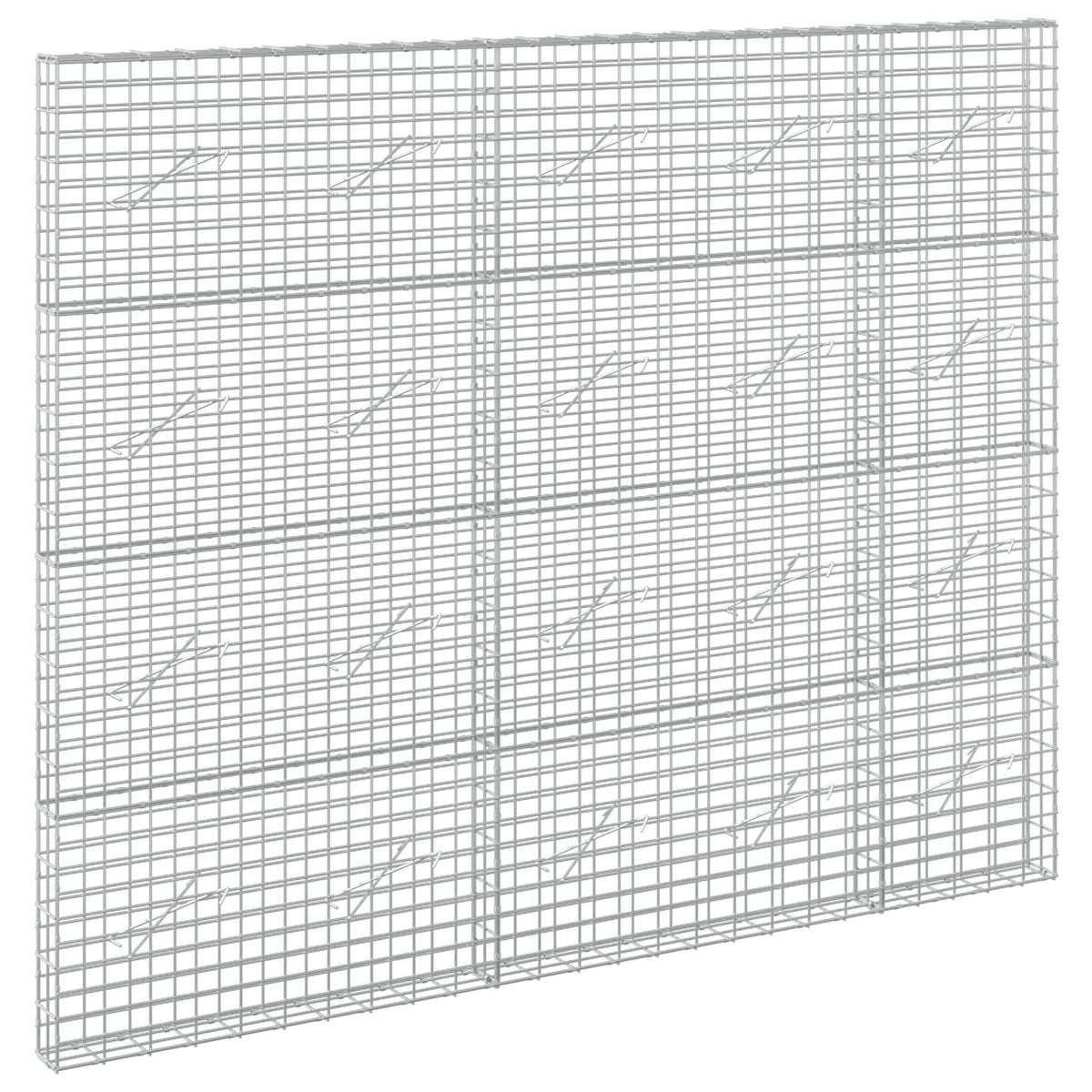 Gabionas su 3,5 mm viela ir 5x10 cm tinkleliu 250x10x200 cm