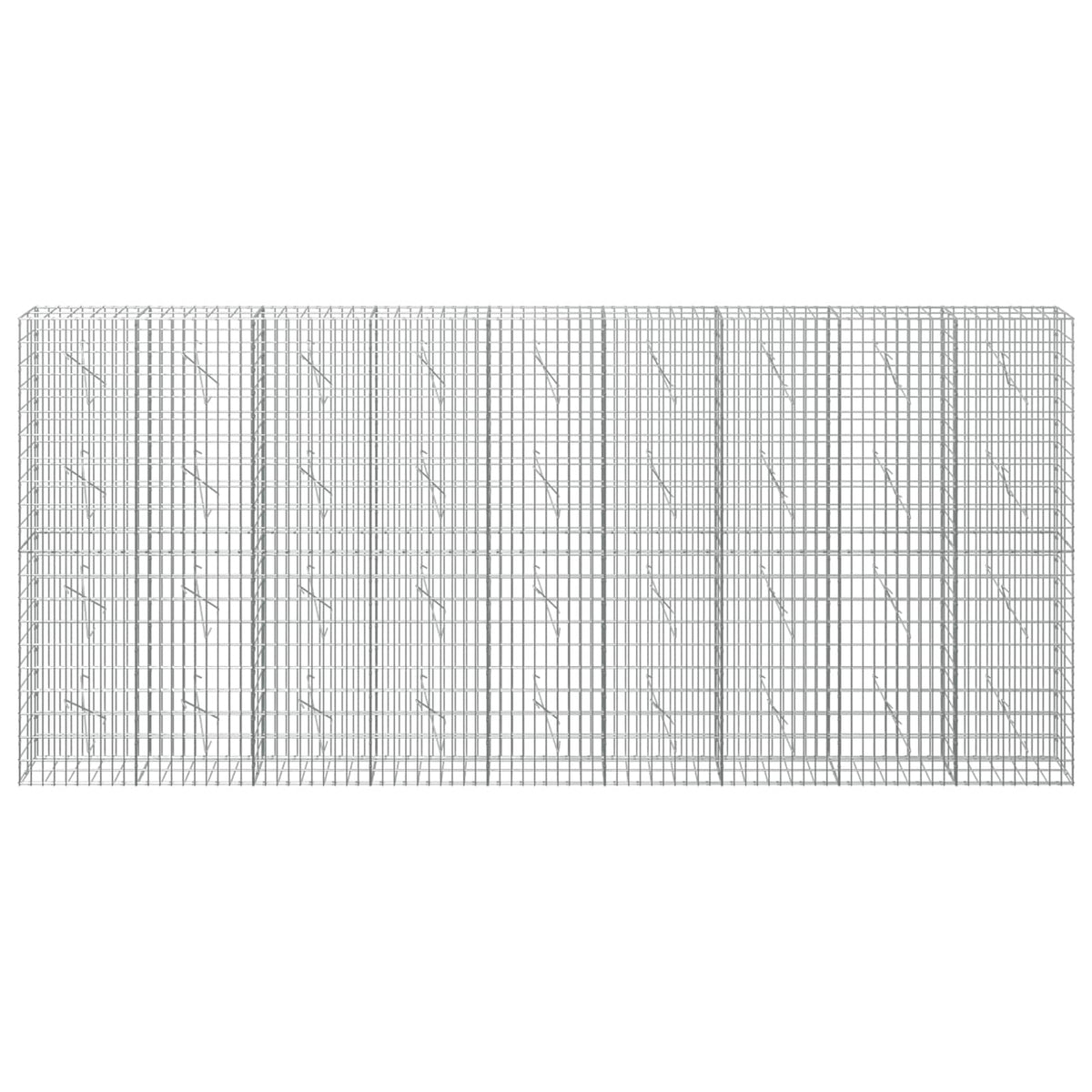 Gabionas su 3,5 mm viela ir 5x10 cm tinkleliu 450x10x200 cm