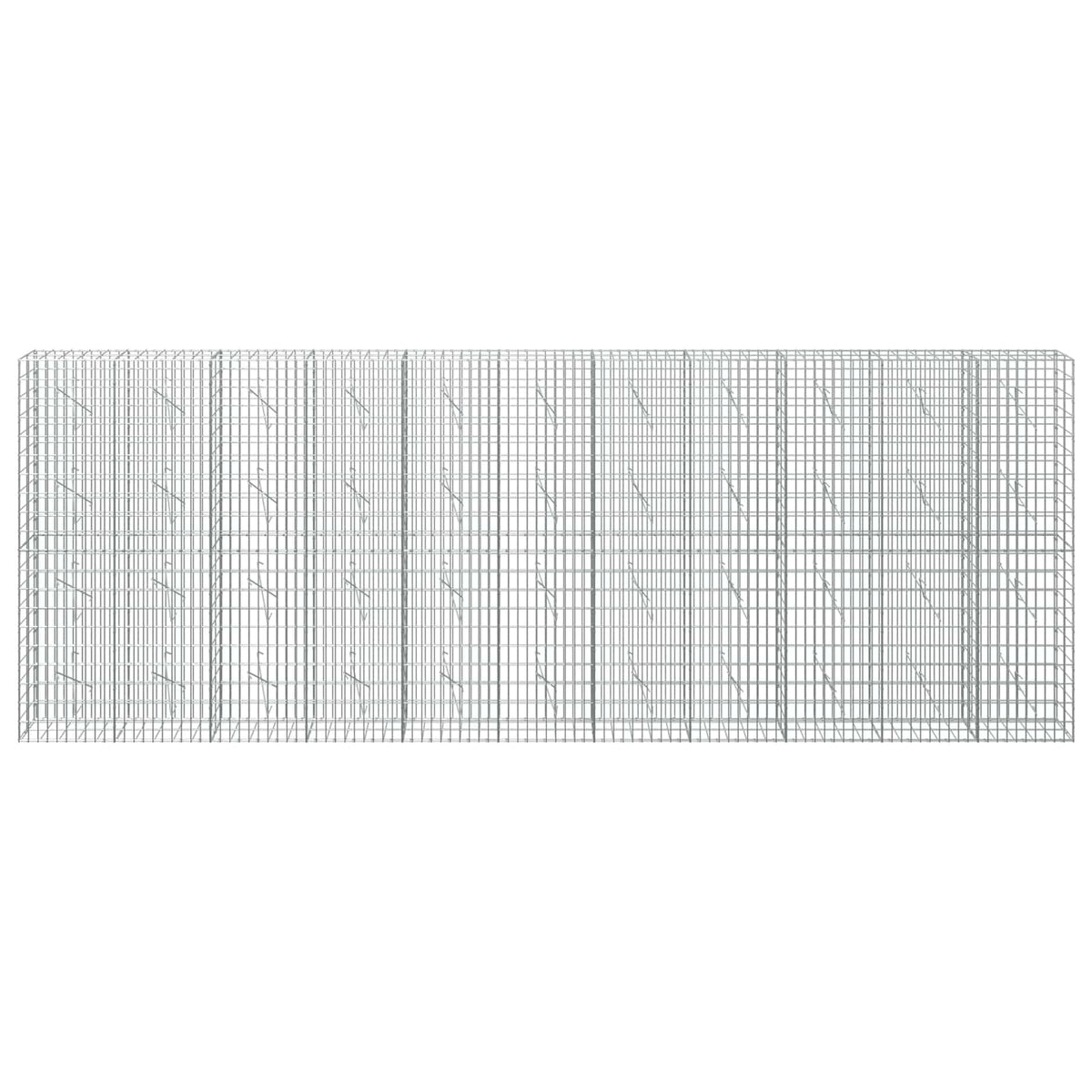 Gabionas su 3,5 mm viela ir 5x10 cm tinkleliu 550x10x200 cm