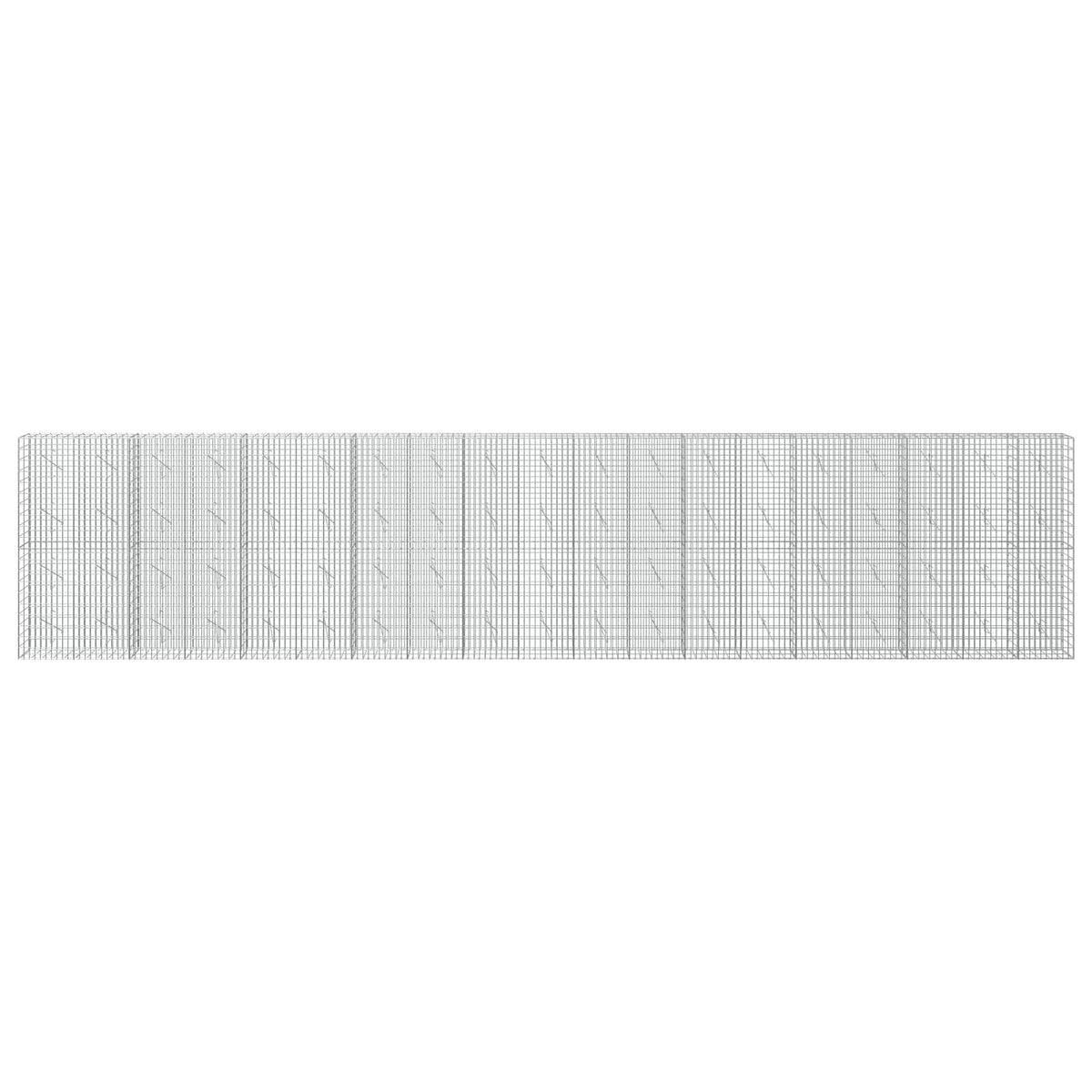 Gabionas su 3,5 mm viela ir 5x10 cm tinkleliu 950x10x200 cm