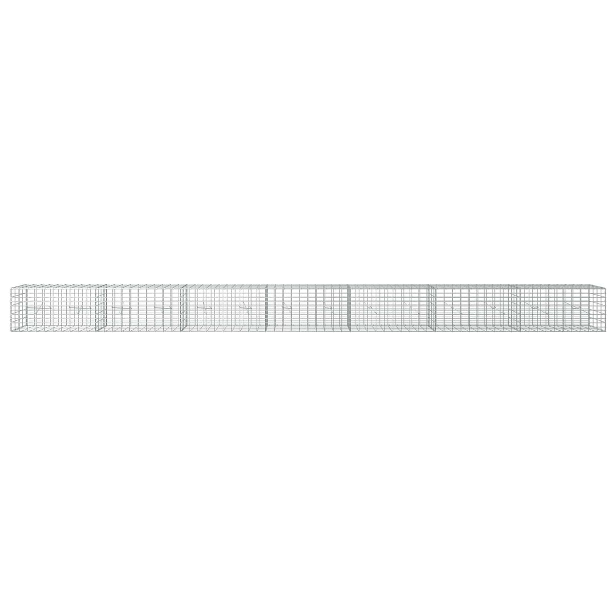 Gabionas su 3,5 mm viela ir 5x10 cm tinkleliu 700x20x50 cm