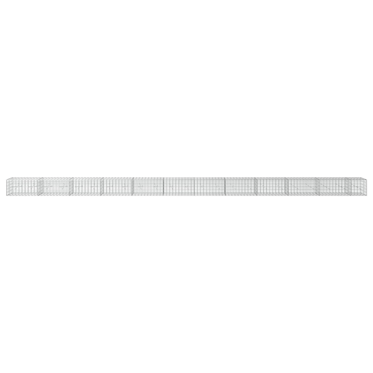 Gabionas su 3,5 mm viela ir 5x10 cm tinkleliu 1150x20x50 cm