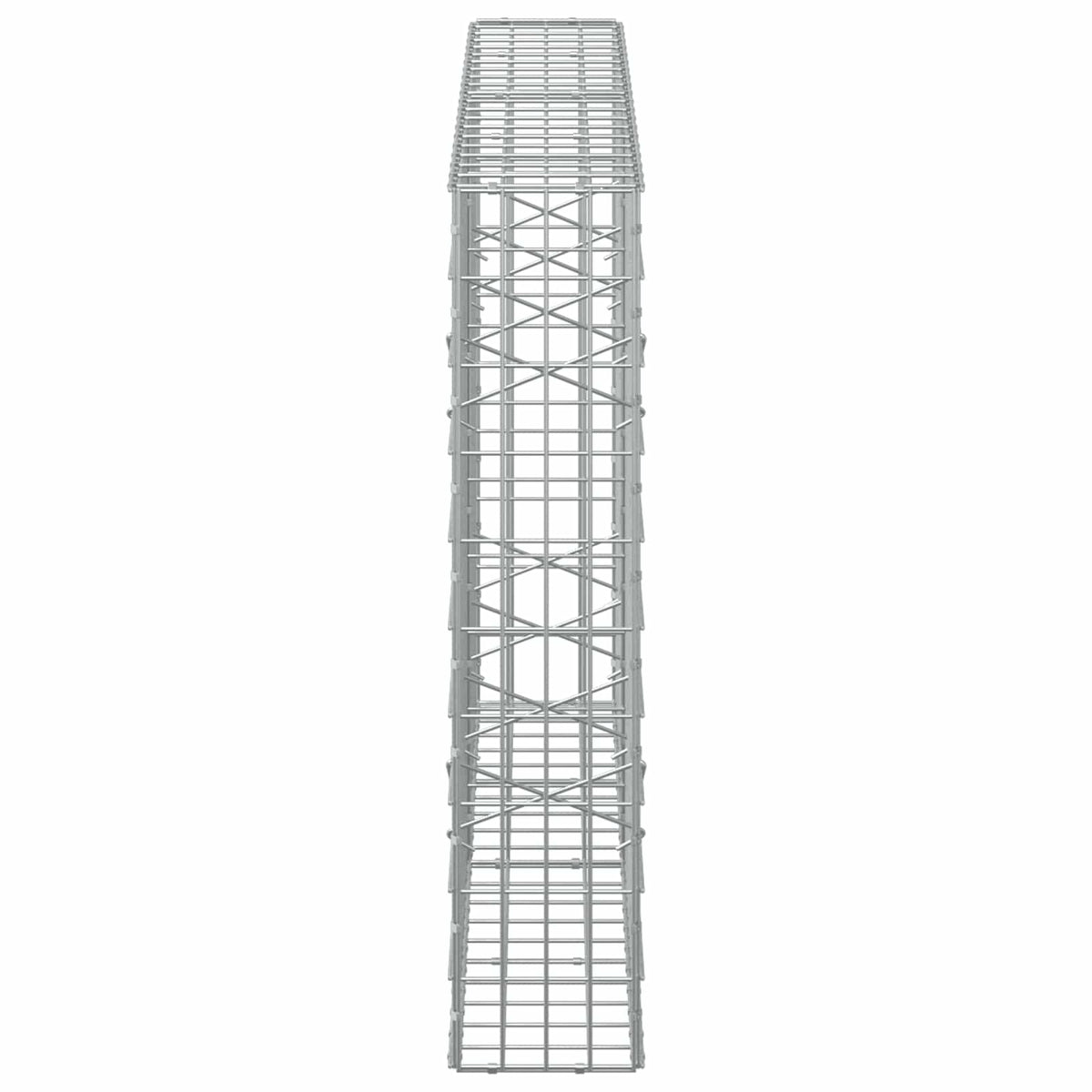 Gabionas su 3,5 mm viela ir 5x10 cm tinkleliu 200x20x100 cm