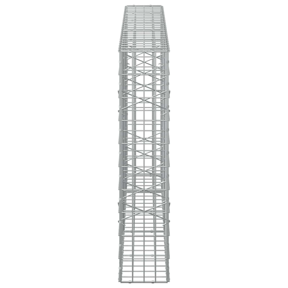 Gabionas su 3,5 mm viela ir 5x10 cm tinkleliu 250x20x100 cm