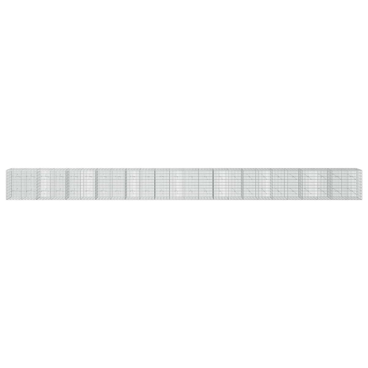 Gabionas su 3,5 mm viela ir 5x10 cm tinkleliu 1200x20x100 cm