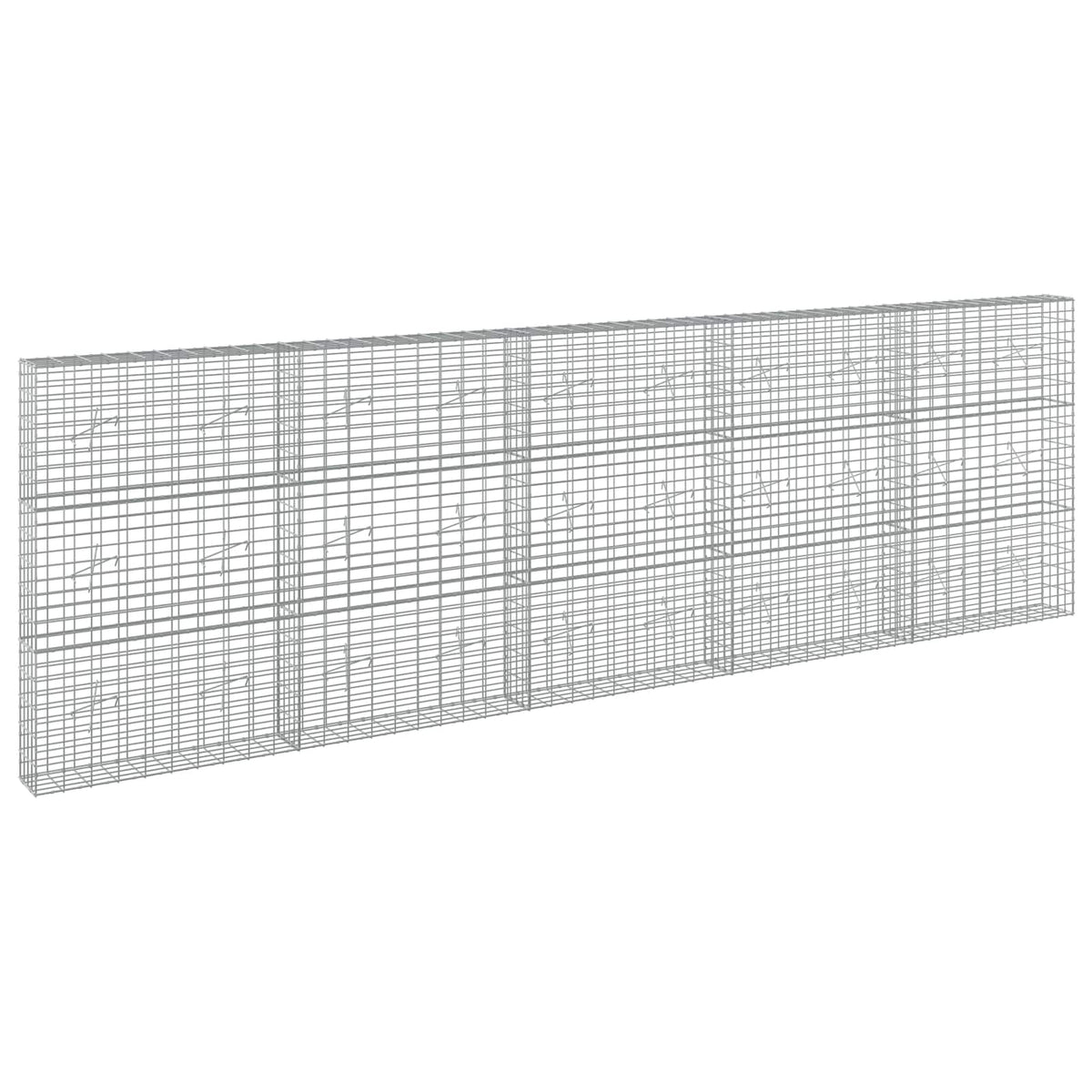 Gabionas su 3,5 mm viela ir 5x10 cm tinkleliu 500x20x150 cm