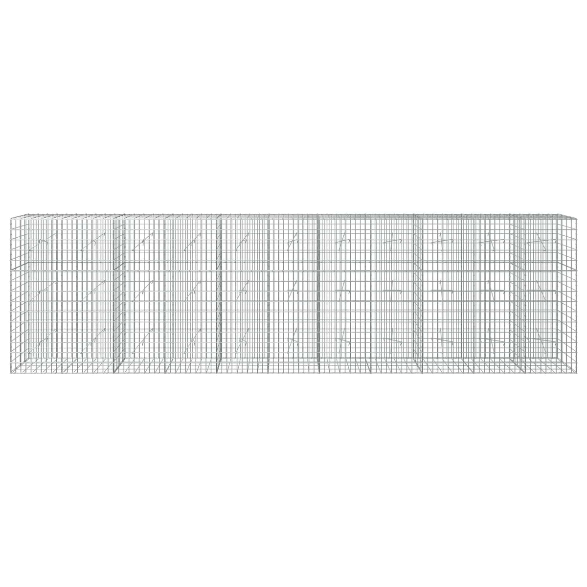 Gabionas su 3,5 mm viela ir 5x10 cm tinkleliu 550x20x150 cm