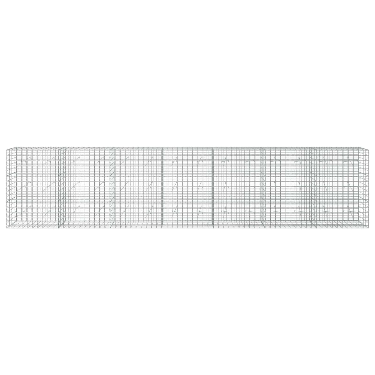Gabionas su 3,5 mm viela ir 5x10 cm tinkleliu 700x20x150 cm