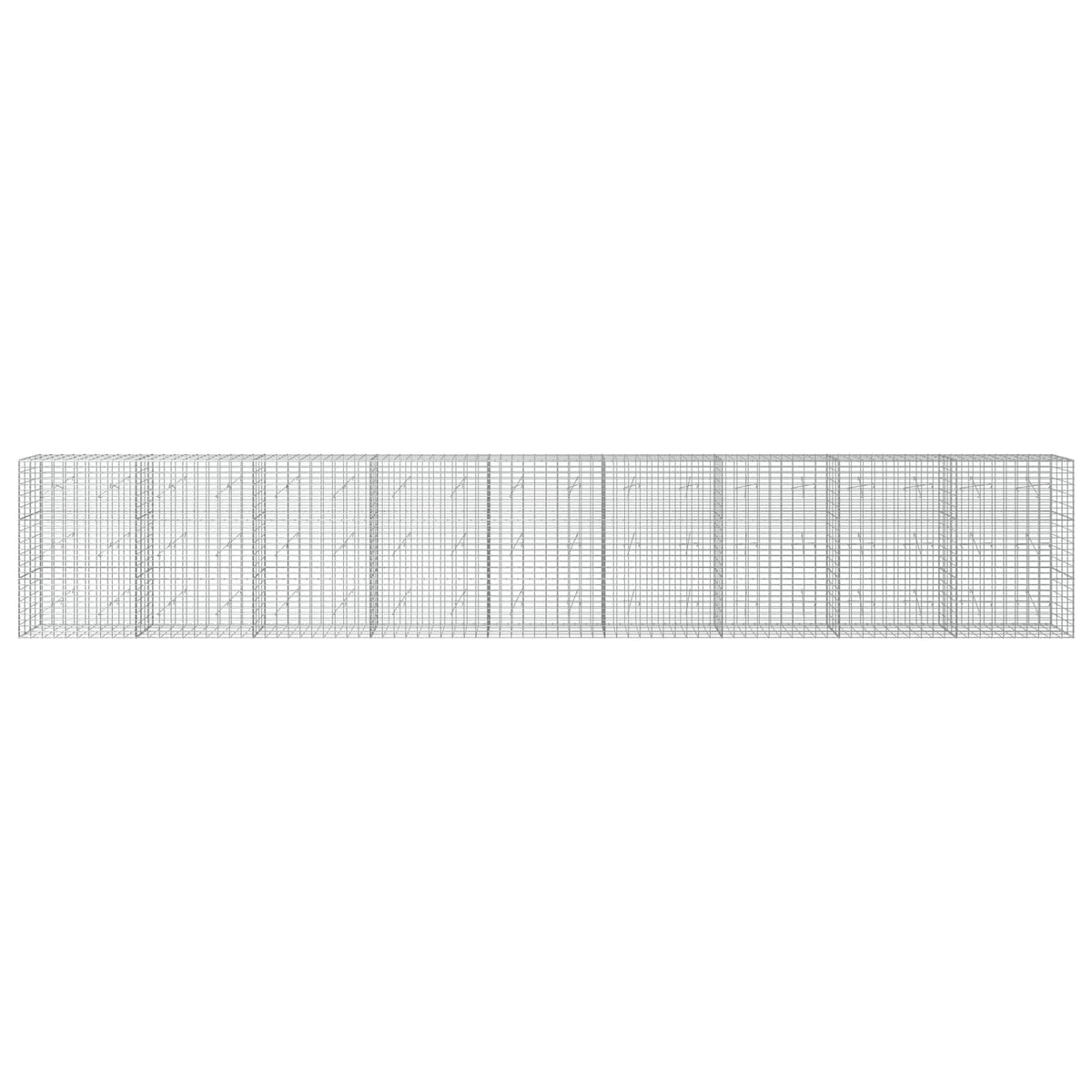 Gabionas su 3,5 mm viela ir 5x10 cm tinkleliu 900x20x150 cm