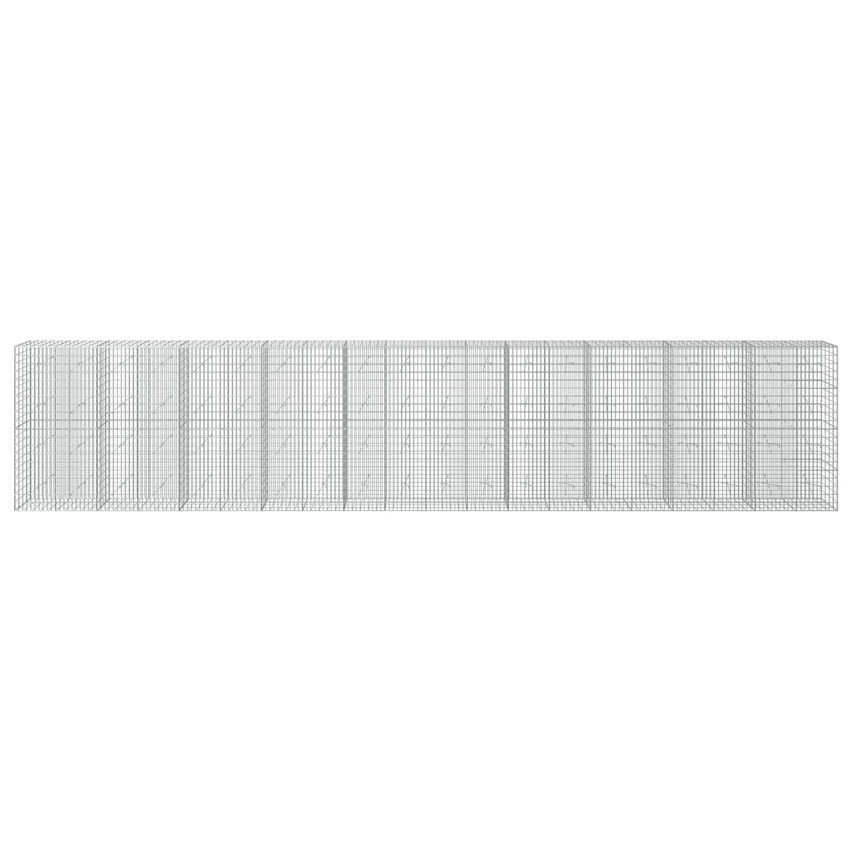Gabionas su 3,5 mm viela ir 5x10 cm tinkleliu 1000x20x200 cm