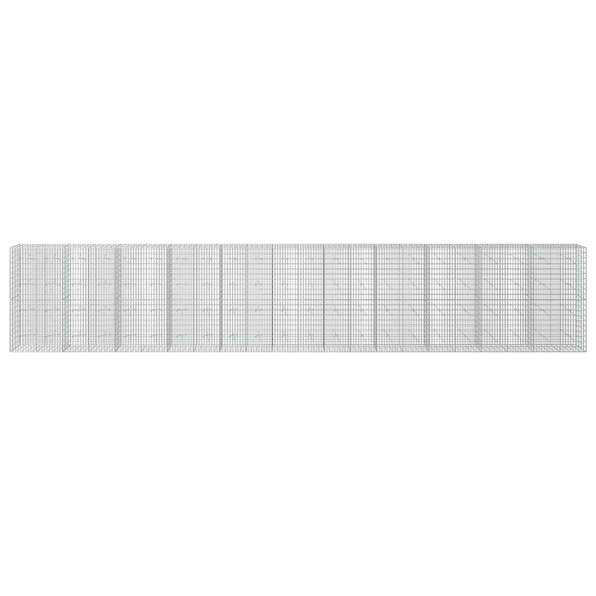 Gabionas su 3,5 mm viela ir 5x10 cm tinkleliu 1100x20x200 cm