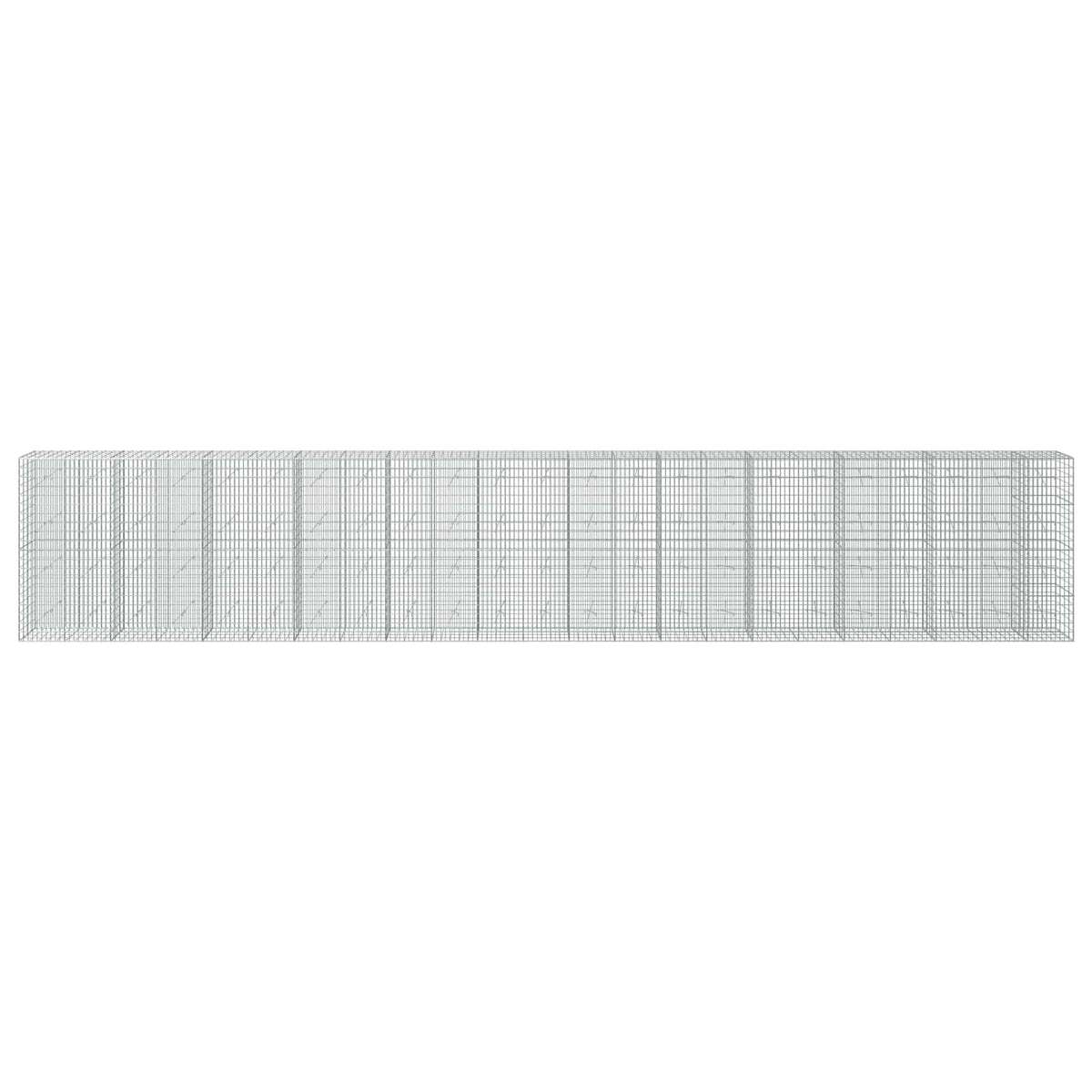 Gabionas su 3,5 mm viela ir 5x10 cm tinkleliu 1150x20x200 cm