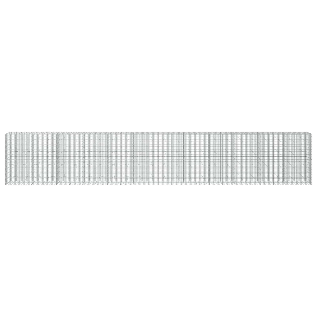 Gabionas su 3,5 mm viela ir 5x10 cm tinkleliu 1200x20x200 cm