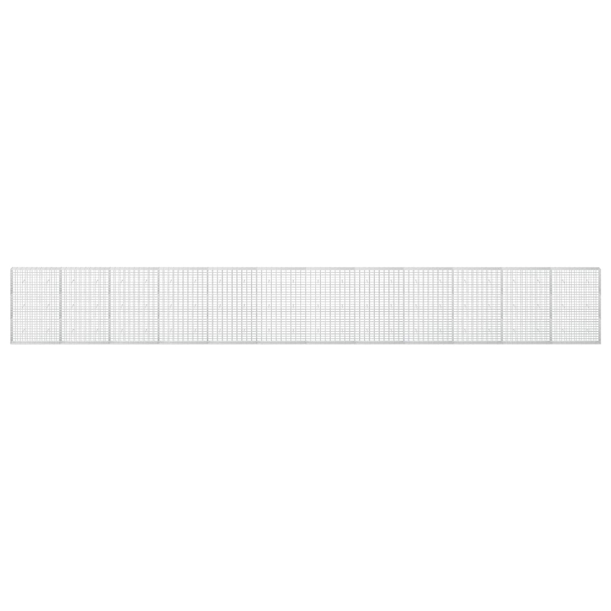 Gabionas su 3,5 mm viela ir 5x10 cm tinkleliu 1200x30x150 cm