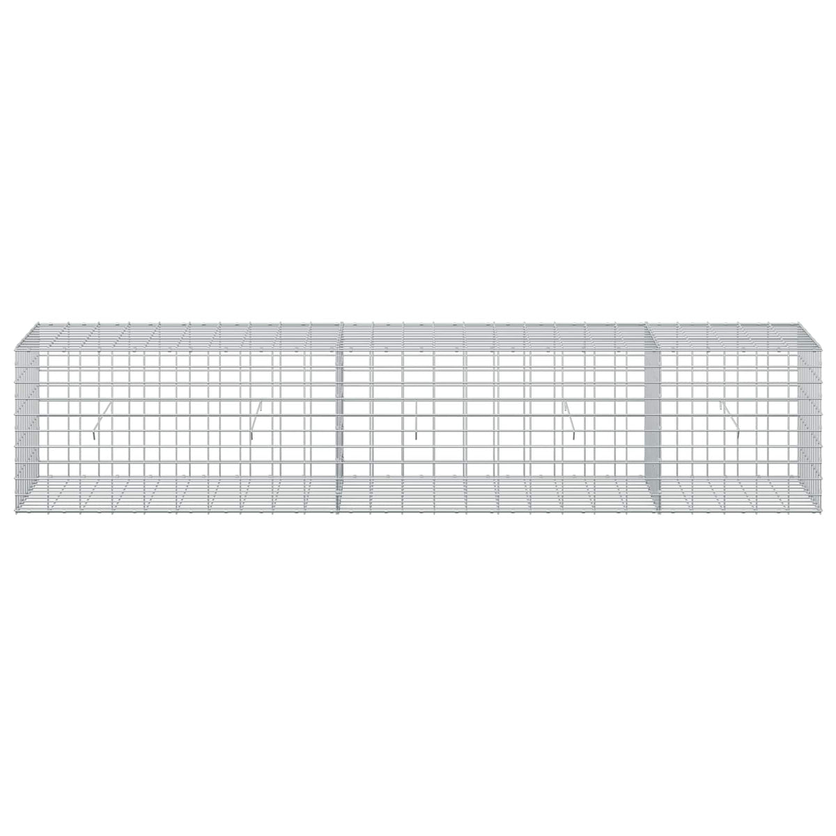 Gabionas su 3,5 mm viela ir 5x10 cm tinkleliu 250x50x50 cm