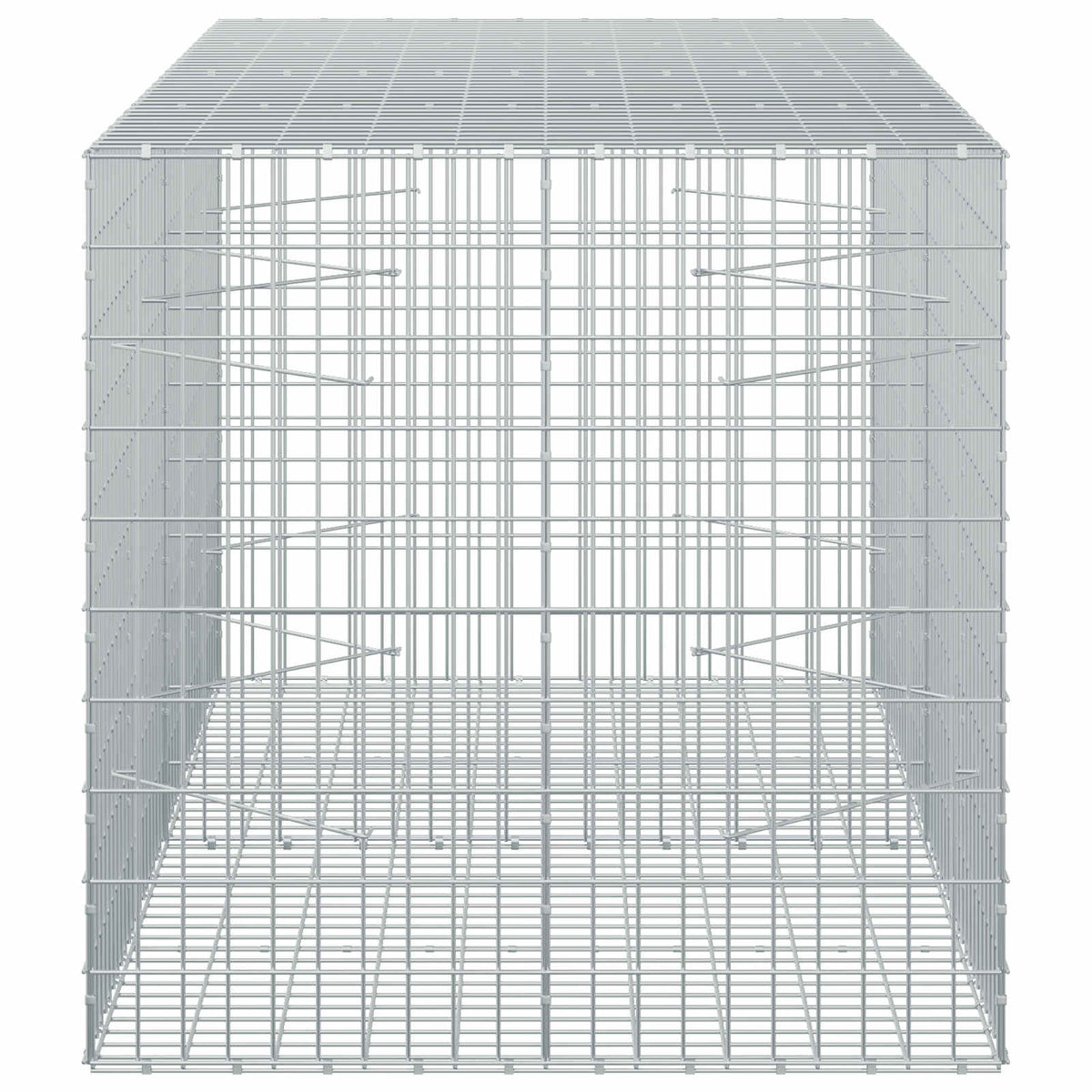 Gabionas su 3,5 mm viela ir 5x10 cm tinkleliu 200x100x100 cm