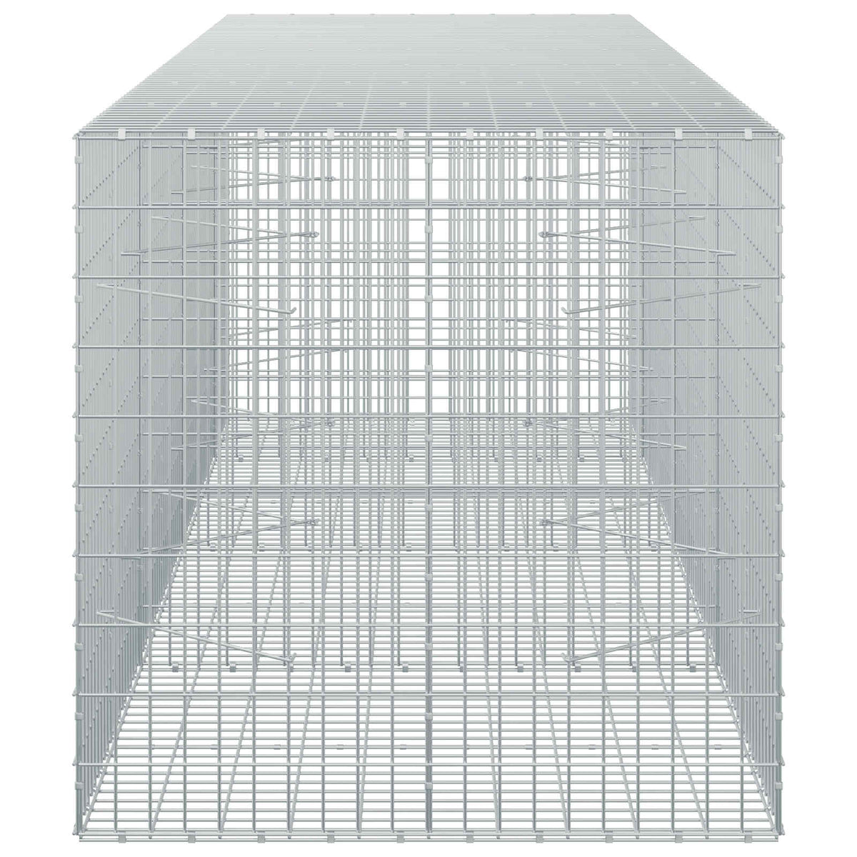 Gabionas su 3,5 mm viela ir 5x10 cm tinkleliu 350x100x100 cm