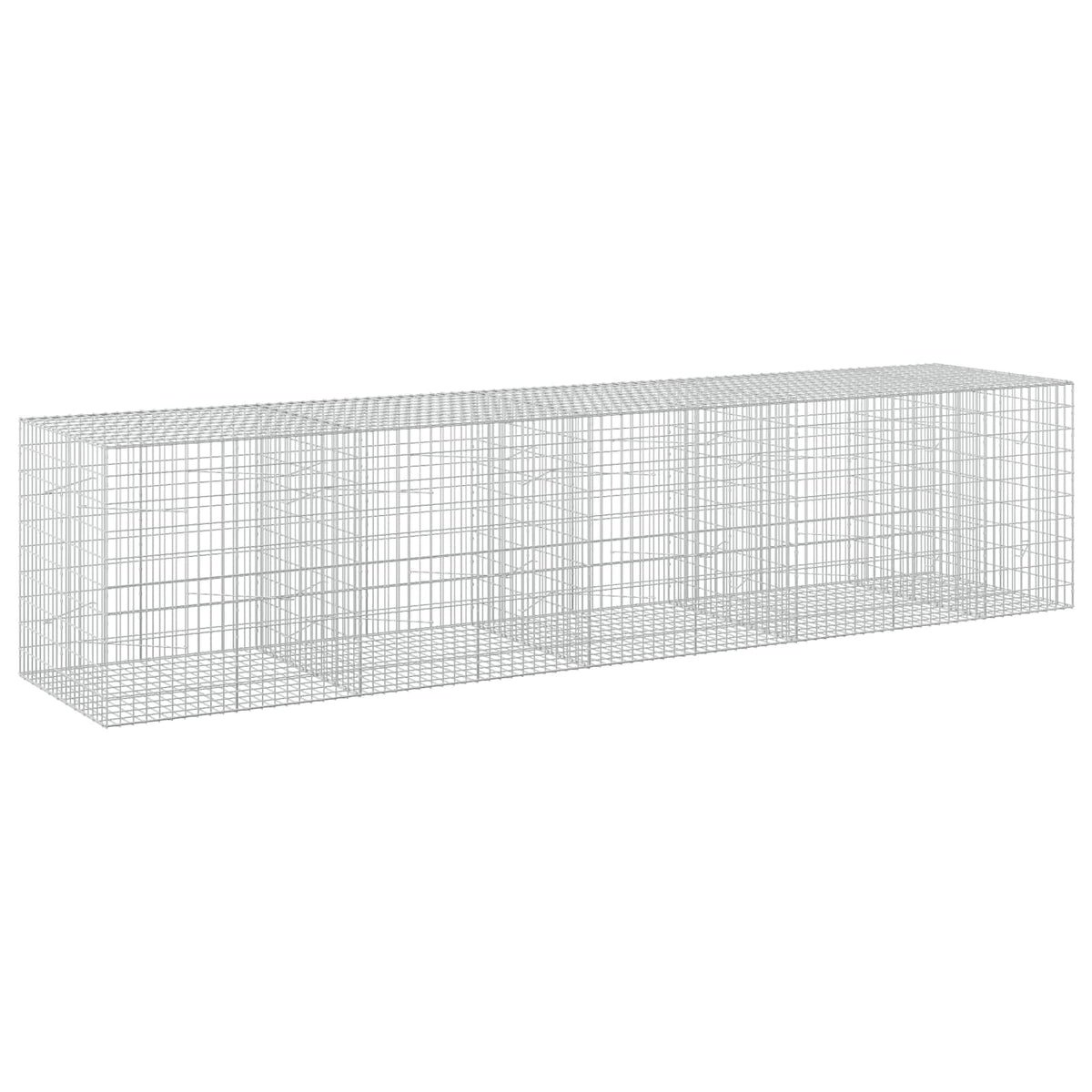 Gabionas su 3,5 mm viela ir 5x10 cm tinkleliu 450x100x100 cm