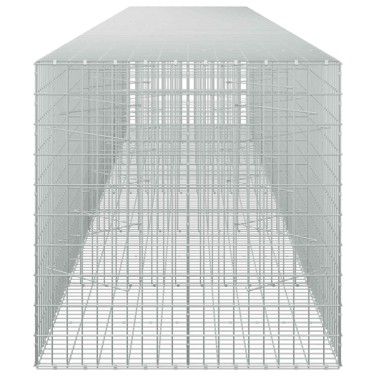 Gabionas su 3,5 mm viela ir 5x10 cm tinkleliu 600x100x100 cm