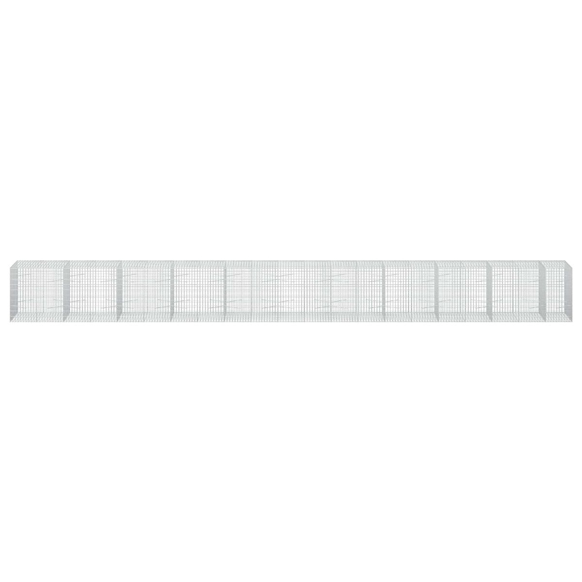 Gabionas su 3,5 mm viela ir 5x10 cm tinkleliu 1050x100x100 cm