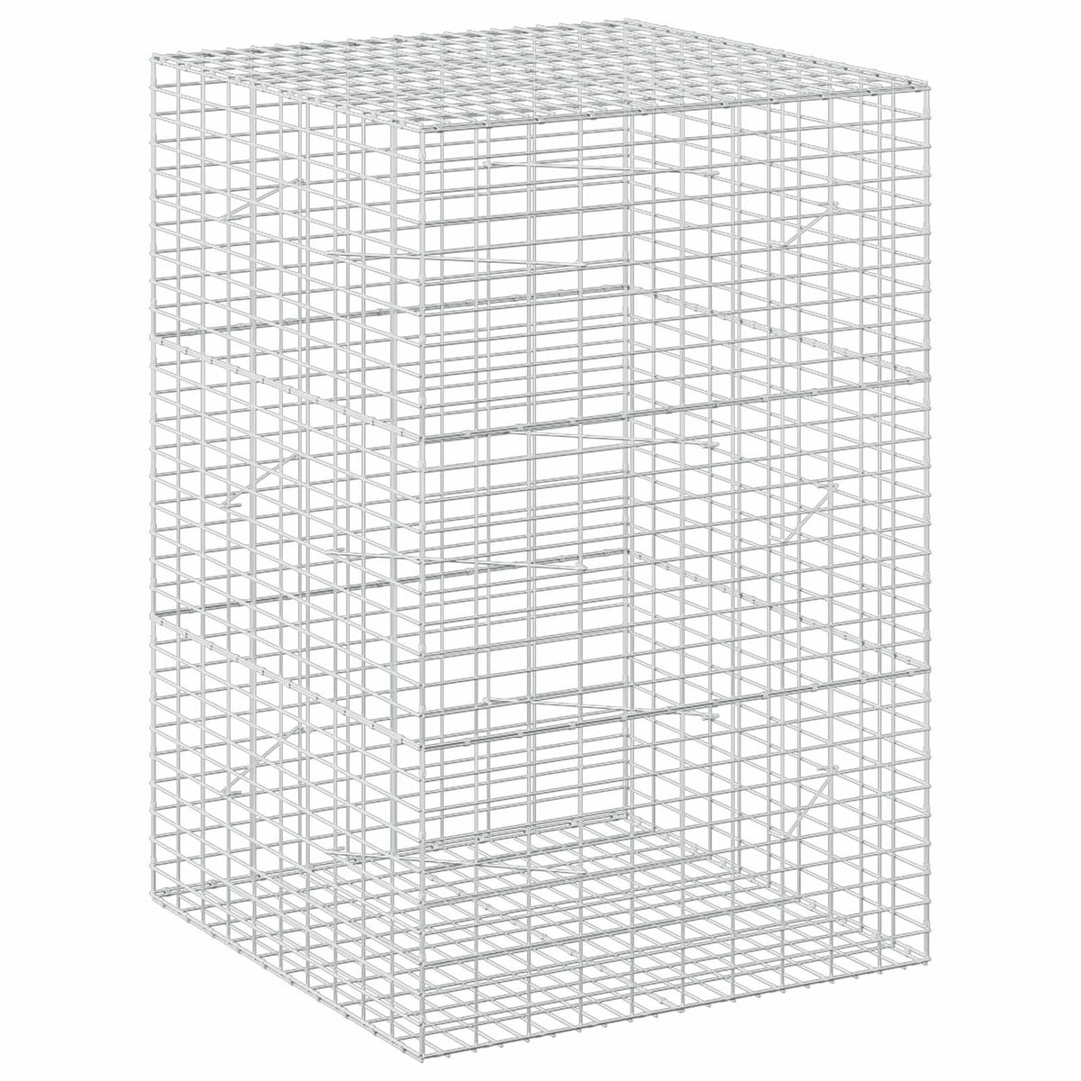 Gabionas su 3,5 mm viela ir 5x10 cm tinkleliu 100x100x150 cm