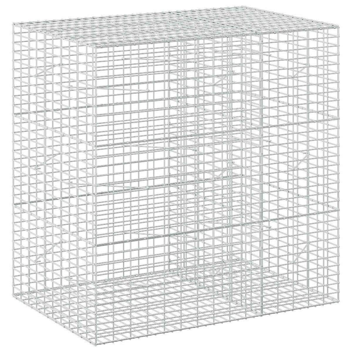Gabionas su 3,5 mm viela ir 5x10 cm tinkleliu 150x100x150 cm