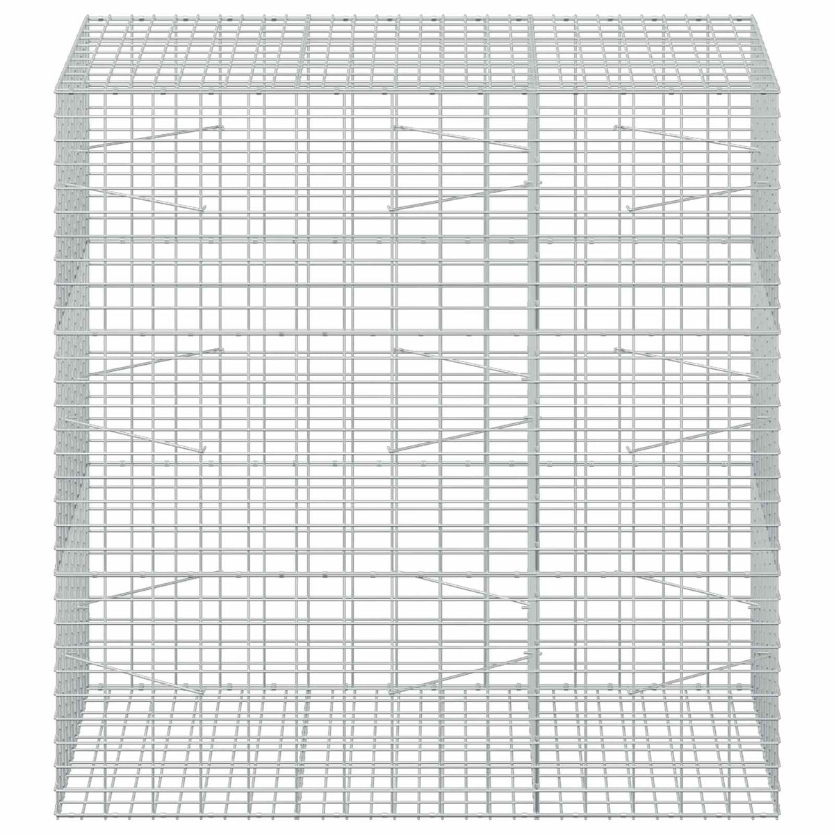Gabionas su 3,5 mm viela ir 5x10 cm tinkleliu 150x100x150 cm