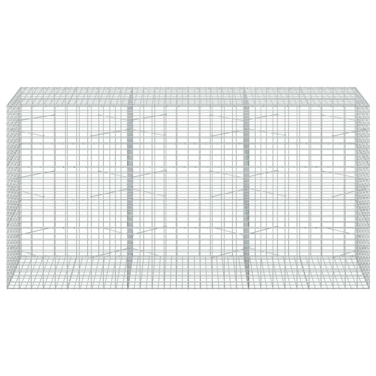 Gabionas su 3,5 mm viela ir 5x10 cm tinkleliu 300x100x150 cm