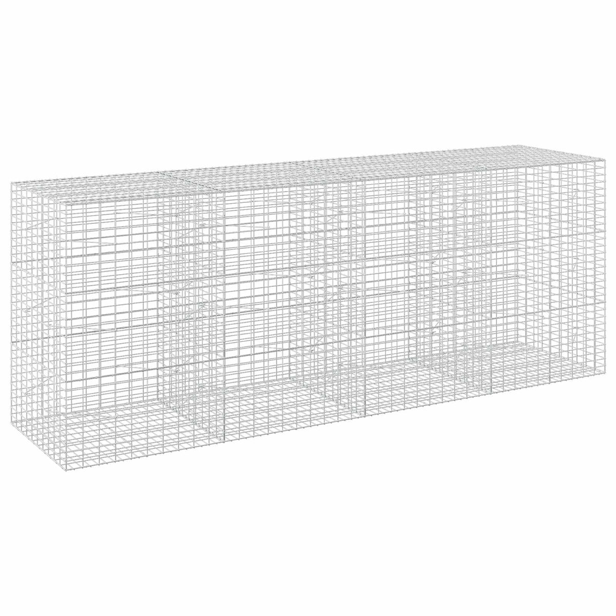 Gabionas su 3,5 mm viela ir 5x10 cm tinkleliu 400x100x150 cm
