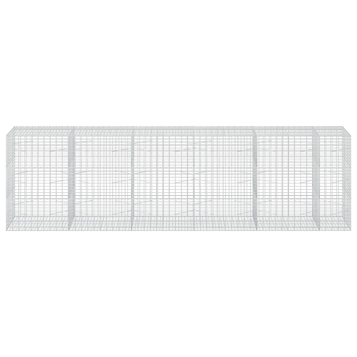 Gabionas su 3,5 mm viela ir 5x10 cm tinkleliu 550x100x150 cm