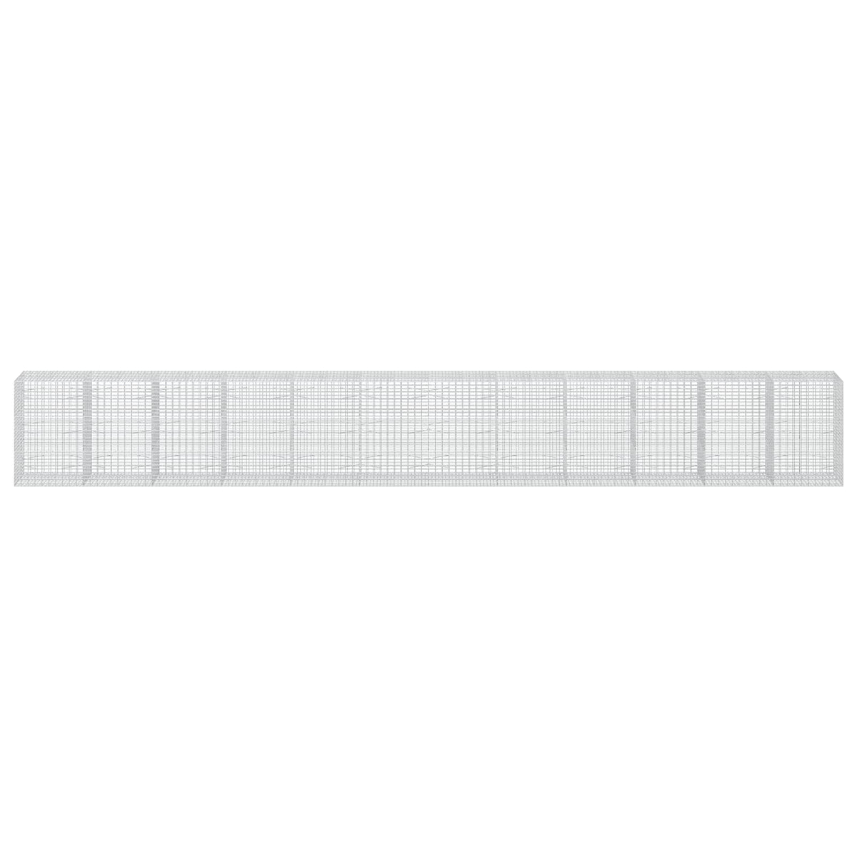 Gabionas su 3,5 mm viela ir 5x10 cm tinkleliu 1200x100x150 cm