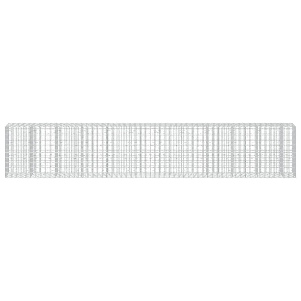 Gabionas su 3,5 mm viela ir 5x10 cm tinkleliu 1150x100x200 cm
