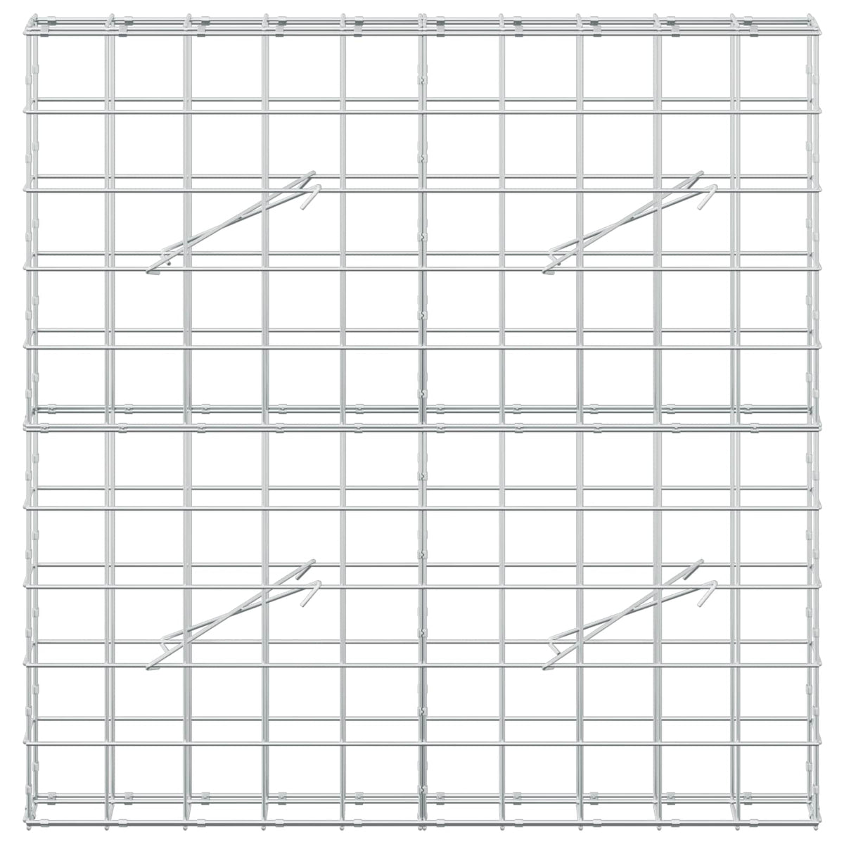 Gabionas su 3,5 mm viela ir 10x10 cm tinkleliu 100x10x100 cm