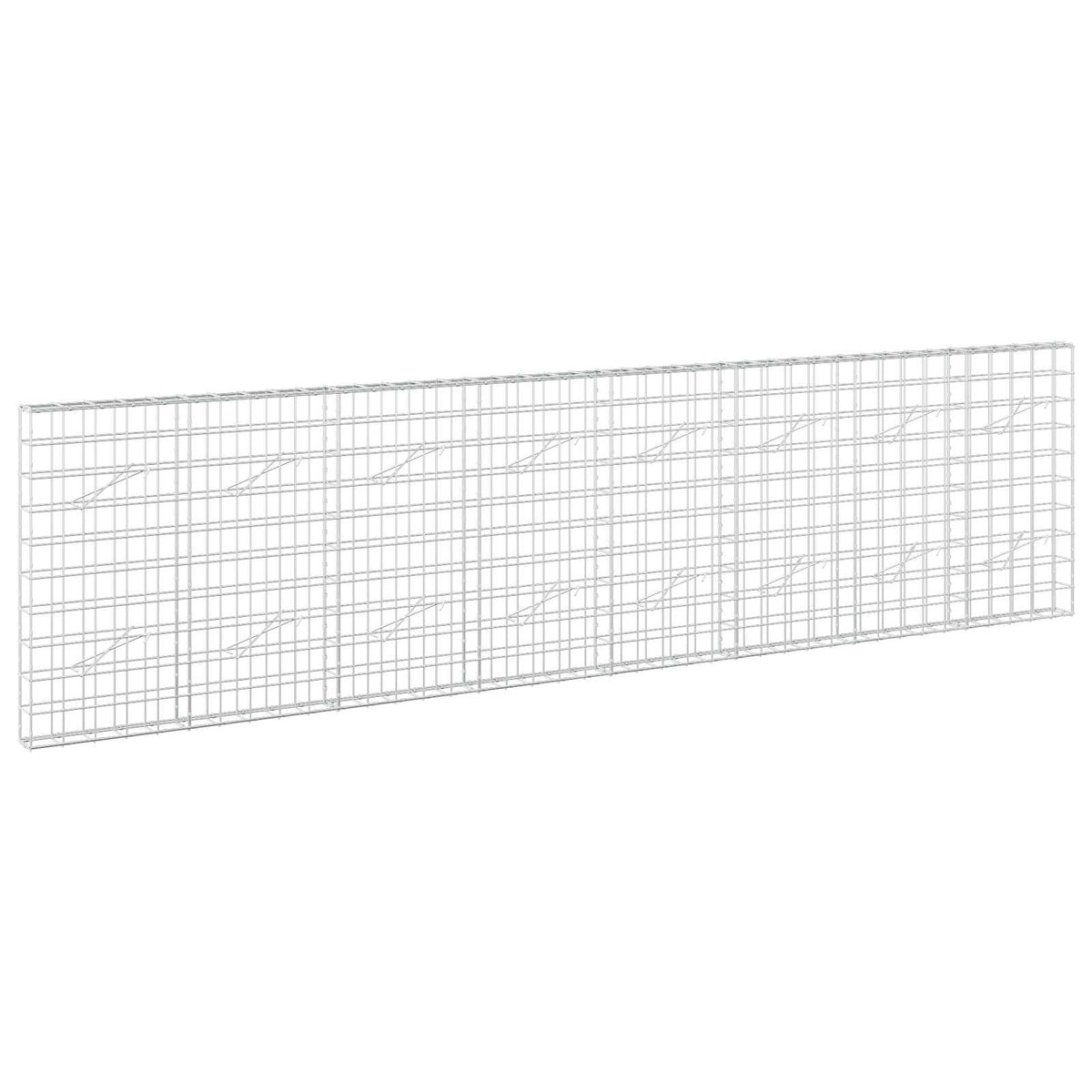 Gabionas su 3,5 mm viela ir 10x10 cm tinkleliu 400x10x100 cm